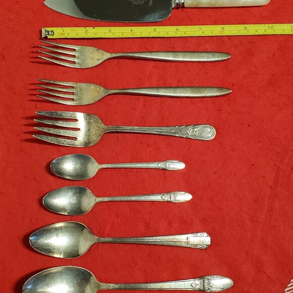 Vintage Silver Spoon & Fork, Cutlery Lot - England - Picture 4 of 5